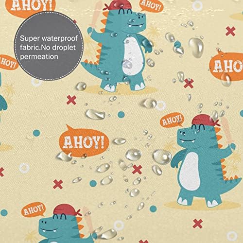 Dinosaur-Themed 72x72-Inch Premium belief Rainbow shower cartn