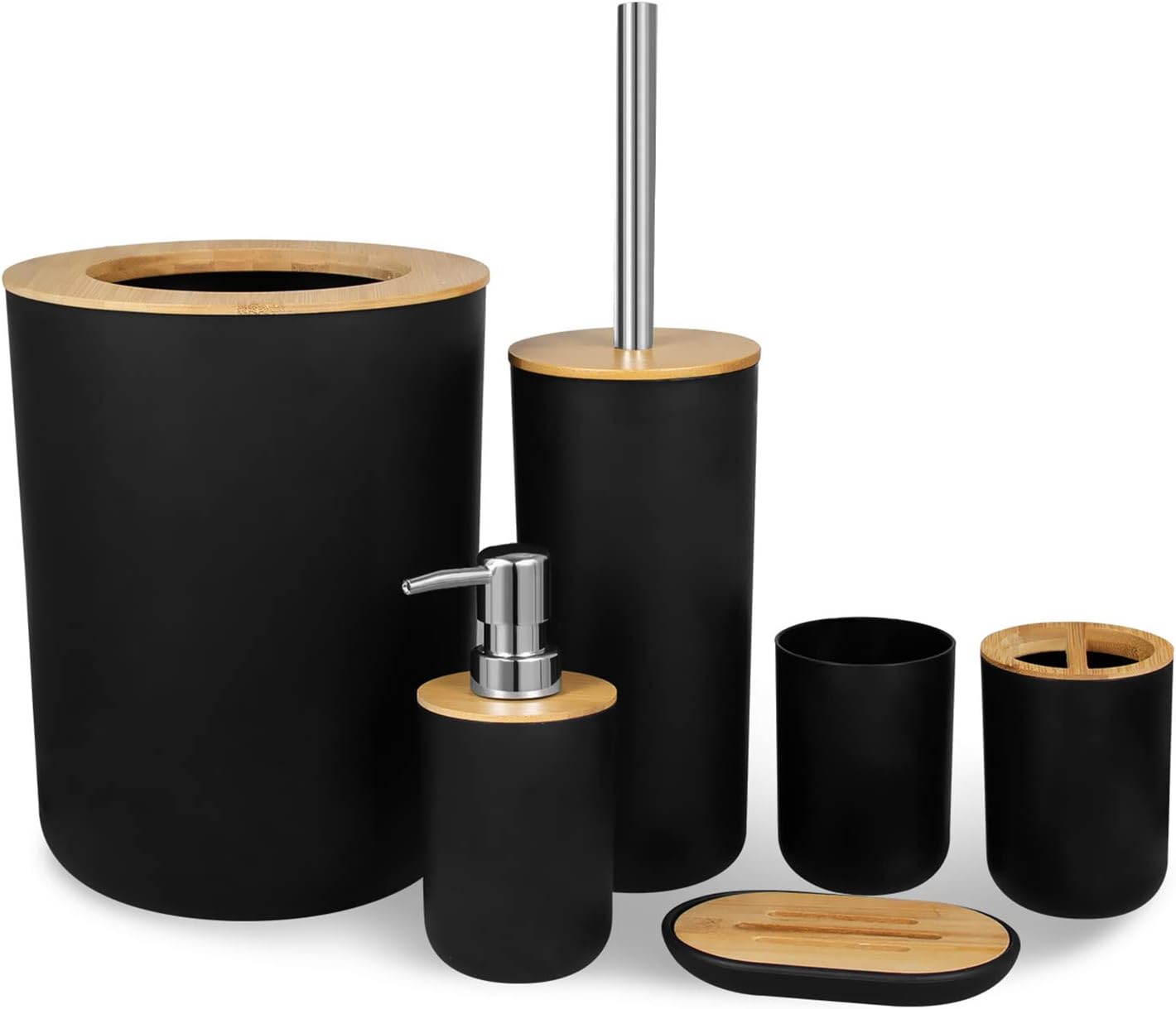 Elegant 6-Piece Bathroom Accessory Set