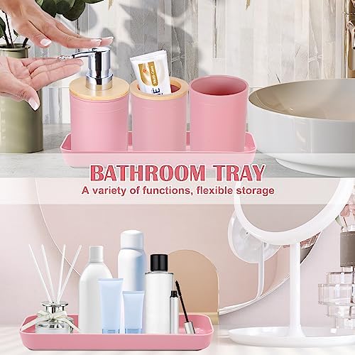 iMucci 9-Piece Plastic Bath Accessories Set - Durable Stylish