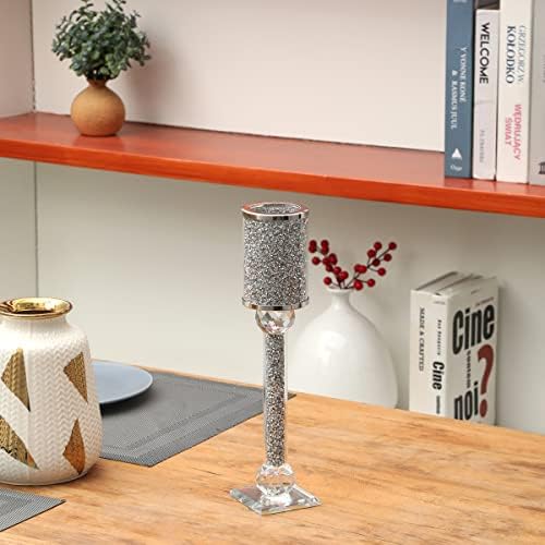 Elegant Silver Candle Holder