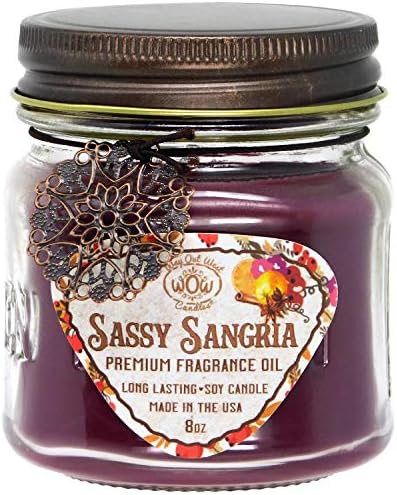 Scented Jar Candles Set of 2 - Sassy Sangria Spicy Pumpkin