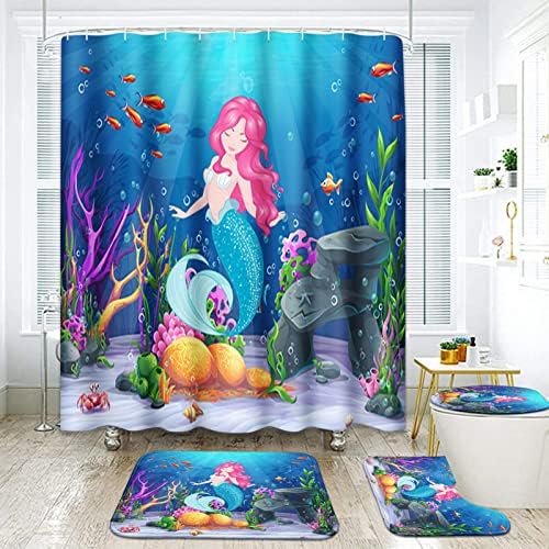 ArtSocket Mermaid Bathroom Set 4 Pc