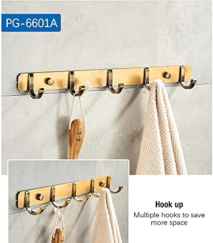 LeGDOr Antiqued Brass Bathroom Shelf Set