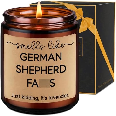 German Shepherd Fart Candle