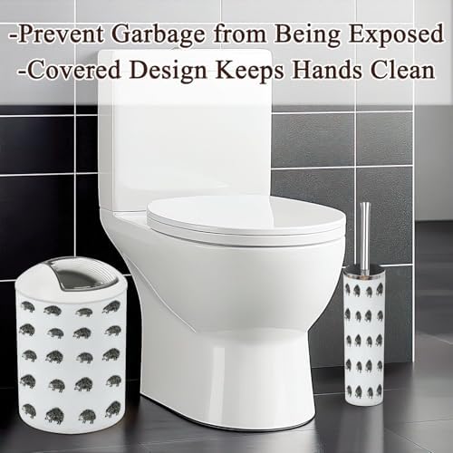 6-Piece bathroom set Hedgehog Design Durable Stylish