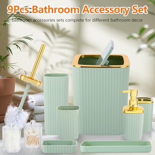 Luxury Green Bathroom Accessories Set