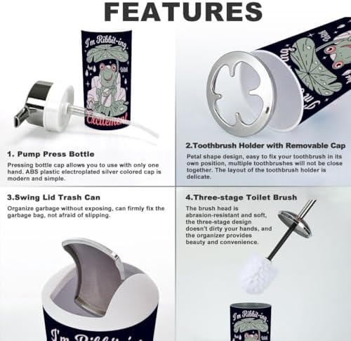 Frog Design 6-Piece - Stay Organized Stylish