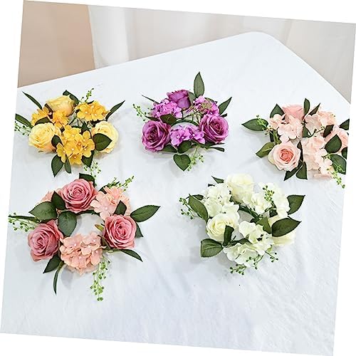 BAKOEXQUISITE - 5-Piece Candlestick Napkin Rings