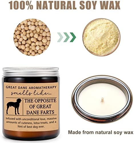 Great Dane Mom Candle Insightful scented soy wax candle for dog owners