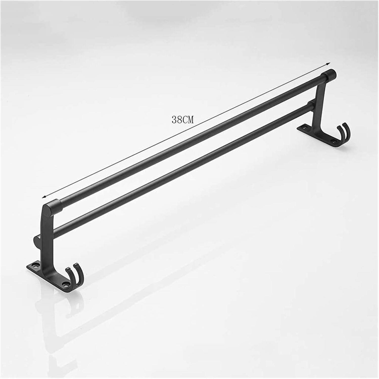 Easy Mount 38cm Aluminum Towel Rail