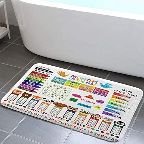 Educational Fun Shower Curtain for Kids