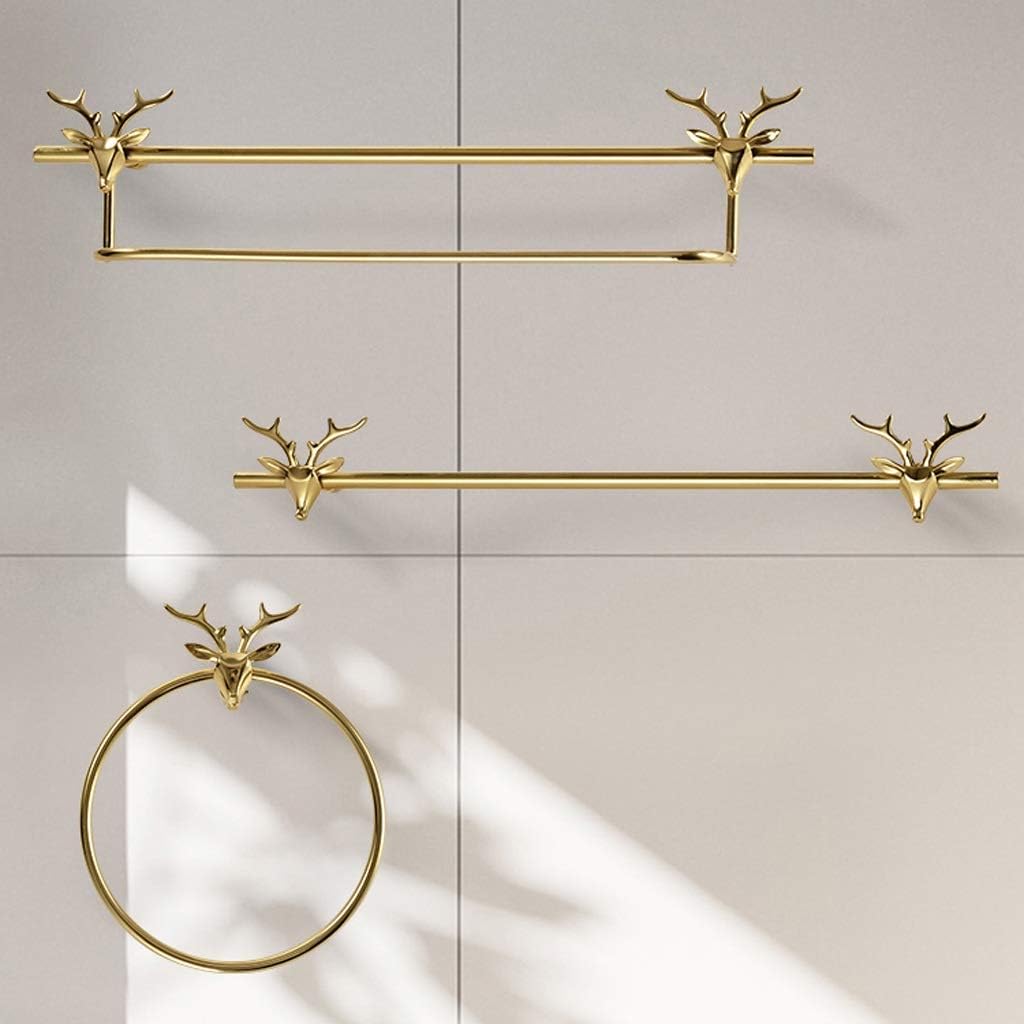 Copper Wall-Mounted Organizer Rachet for Bathroom