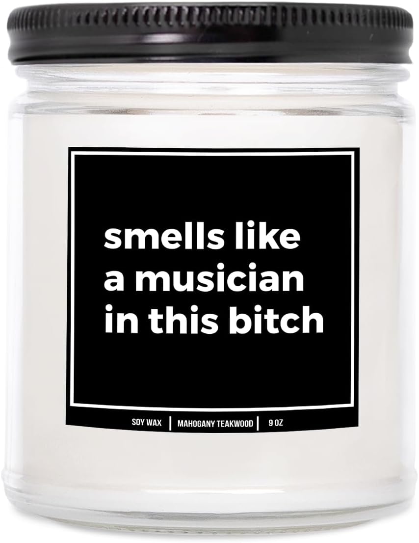 Personalized Music Candle