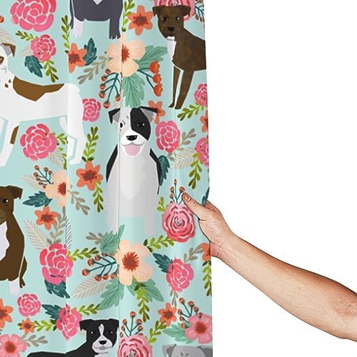 Cute Dog Shower Curtains for Kids