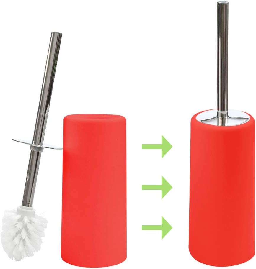6pc Bathroom Accessories Set Red