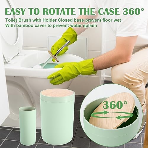 iMucci Pastel Green 9-Piece Bathroom Accessory Set