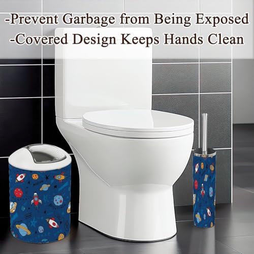 Cartoon Space Bathroom Accessories Set 6 Piece