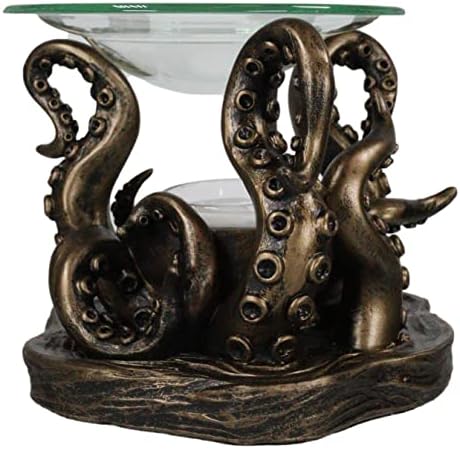 Ebros Nautical Kraken Octopus Candle Holder