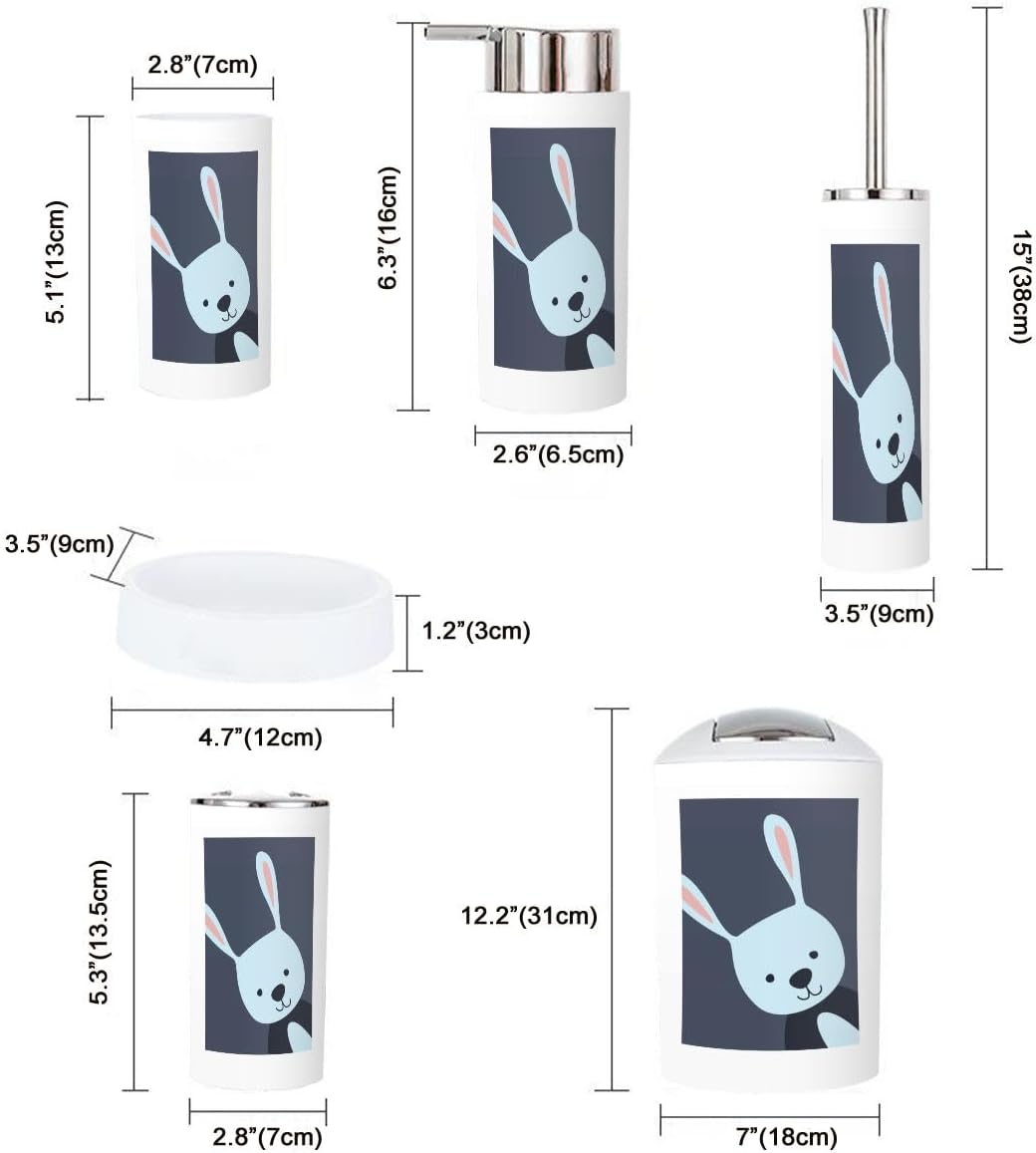 Organized Storage Solutions 6-Piece Bathroom Kit for Nursery Essentials