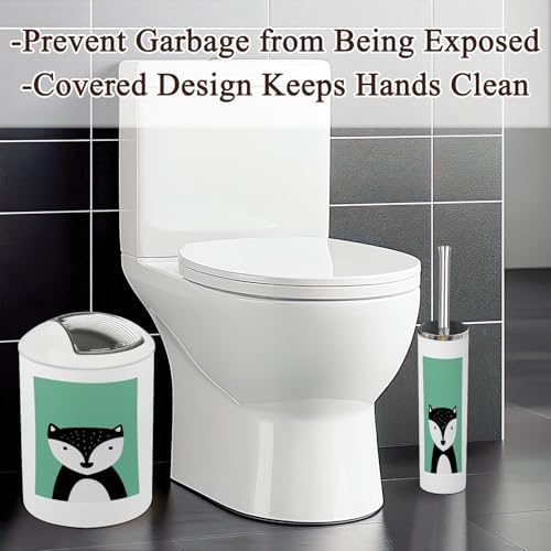 Sleek Nursery Bathroom Accessories 6-Piece Set
