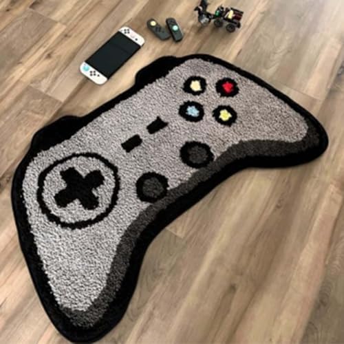 Cute Gamepad Shaped Bath Mat - Non-Slip Soft and Absorbent