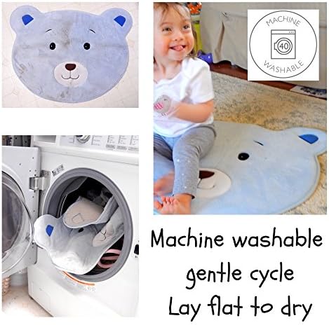 Fun Washable Bath Mat Rug for Kids Safe Durable