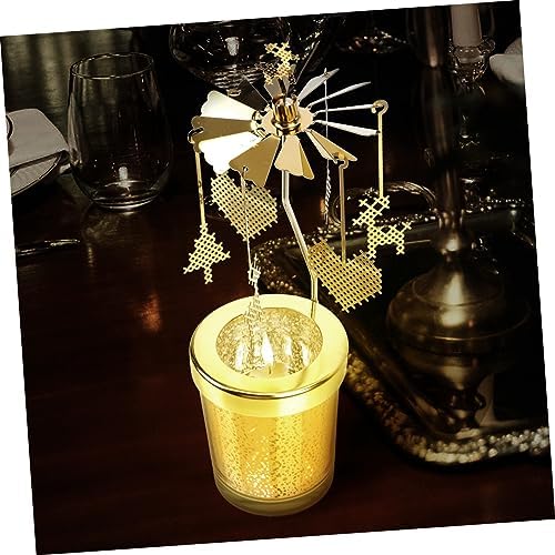 Creative Rotary Candle Holder -Sturdy Elegant for Romantic Settings