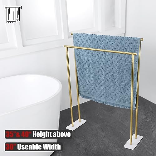 JQK Bath Towel Bar Gold 30 inch
