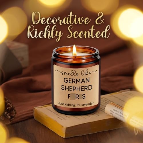 German Shepherd Fart Candle