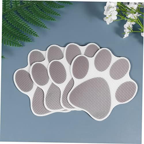 RORPOIR_CARTOON DOG PAW PRINT TUBSHOWERSlip Resistant Sticker Set psychedelic