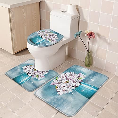 Stylish 3-Piece Trends Bath Rugs Set for Luxury Use