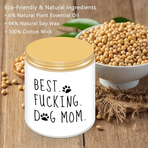 Lavender Scented Candles for Dog Mom Gifts