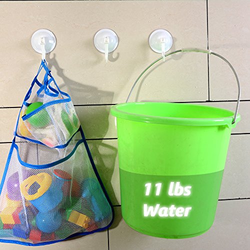 Large Size Bath Toy Organizer with 3 Suction Cups