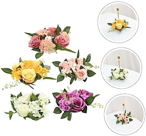 BAKOEXQUISITE - 5-Piece Candlestick Napkin Rings