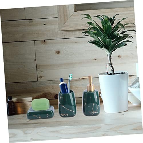 Complete Black Bathroom Set with 3 Essential Items for Organization Beauty