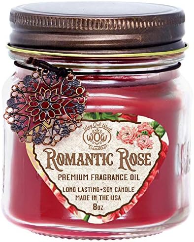Handmade USA Jar Candles Romantic Scented Set