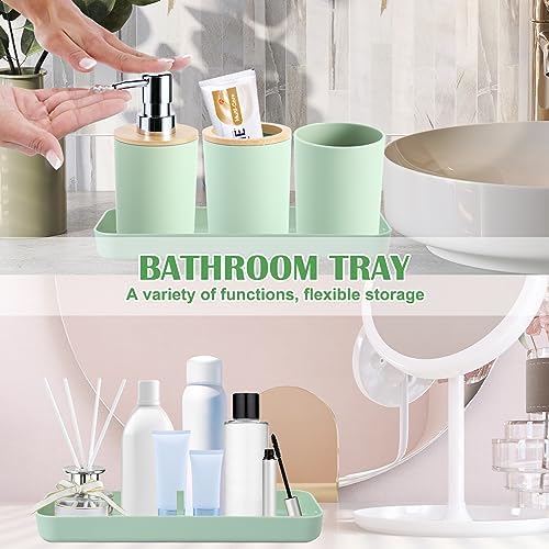 iMucci Pastel Green 9-Piece Bathroom Accessory Set