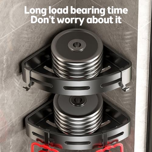 Flowhale Corner Shower Caddy 3-Tier Wall Mounted Organizer