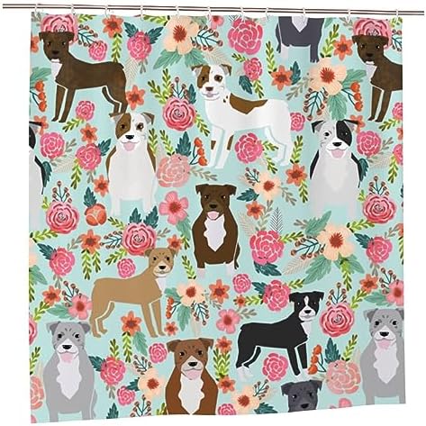Cute Dog Shower Curtains for Kids