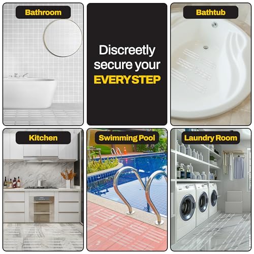 Made in Korea Ultra Thin Bathtub Non Slip Stickers with Diamond Grip