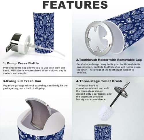 Bathroom Accessories Set with Modern Design