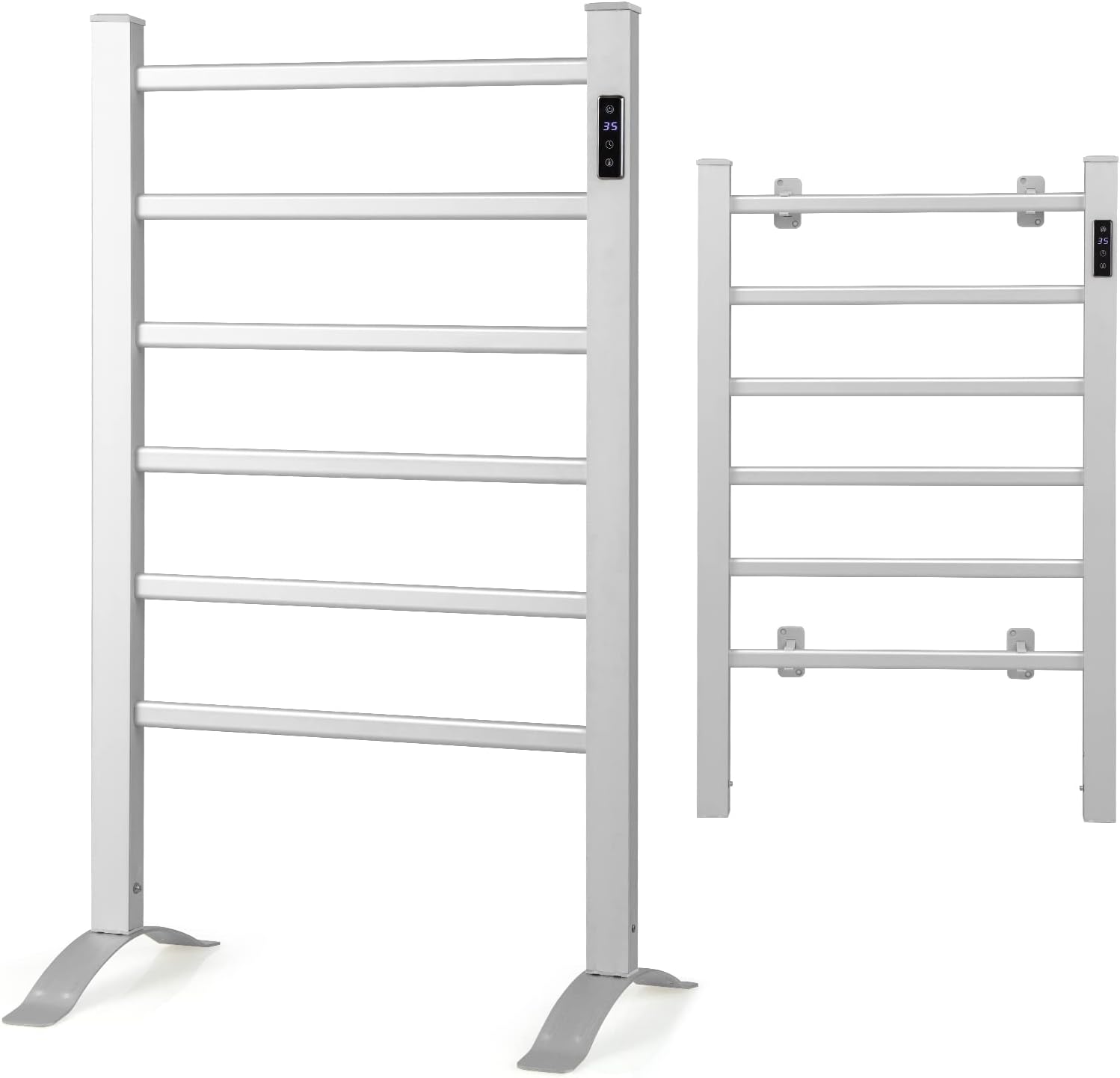 Luxury Heated Towel Rack with Timer LED Display