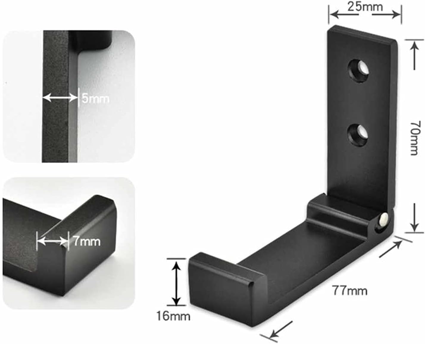 LUCEAE Folding Towel Holder Aluminum Alloy