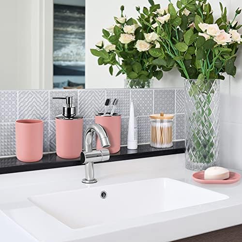 Plastic Bathroom Accessory Set