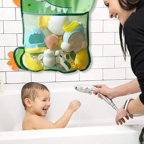 Baby Bath Toy Organizer with Dinosaur Design