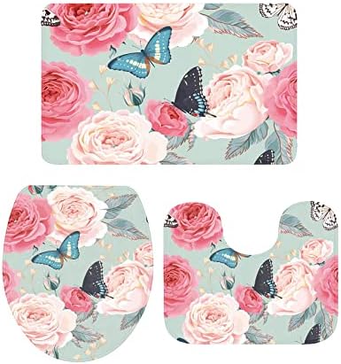 Bathroom Rugs Sets 3-Piece