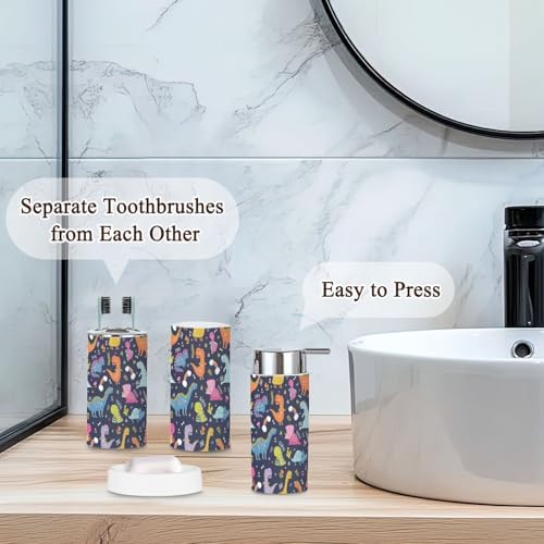 Bathroom Accessories Set with 6-Piece Collection