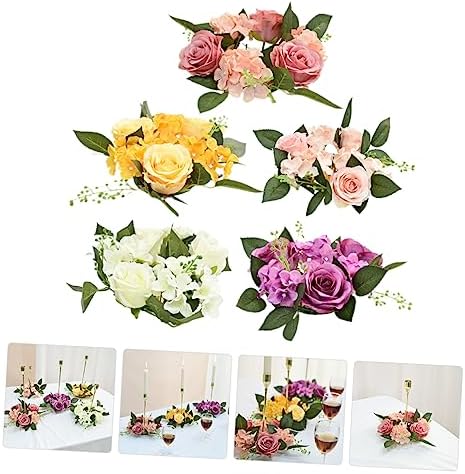 BAKOEXQUISITE - 5-Piece Candlestick Napkin Rings