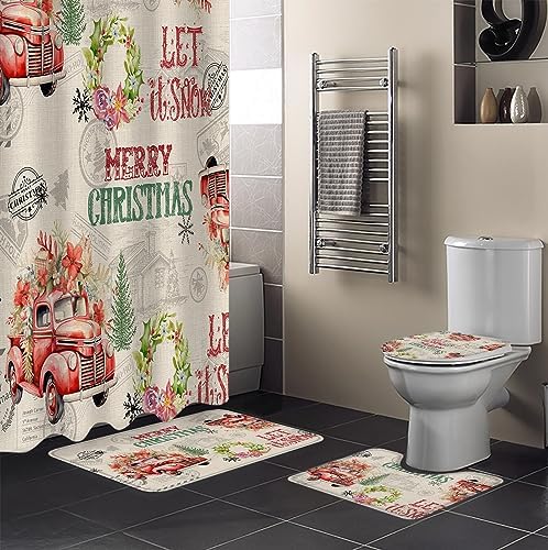 Bathroom Essentials Set with Retro Highlights