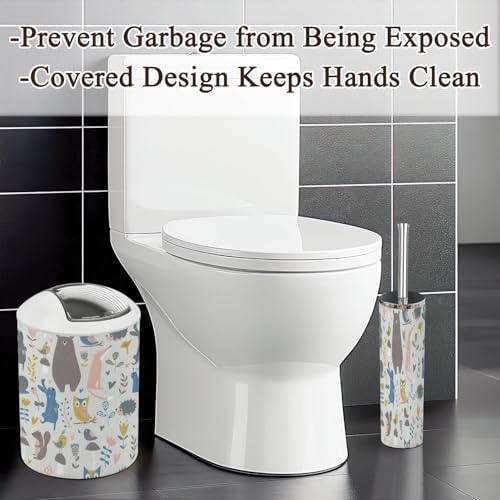 Seamless Forest Bathroom Accessories 6 Pcs